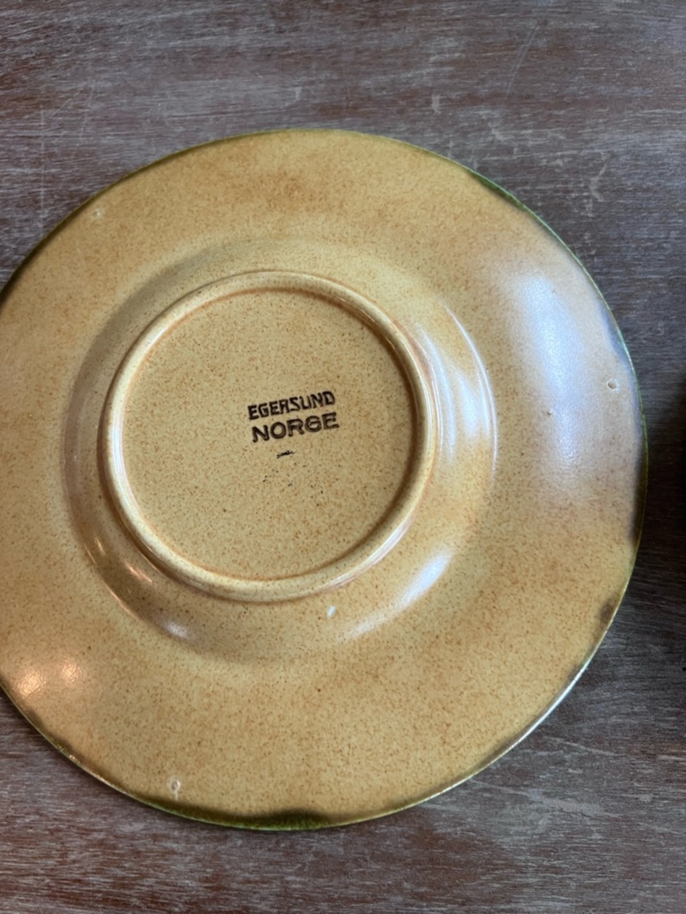 𝑬𝒙𝒓𝒆𝒎𝒆𝒍𝒚 𝑹𝒂𝒓𝒆 Egersund Art Deco 1930s Pottery Bowl and Saucer Norway - Picture 5 of 12